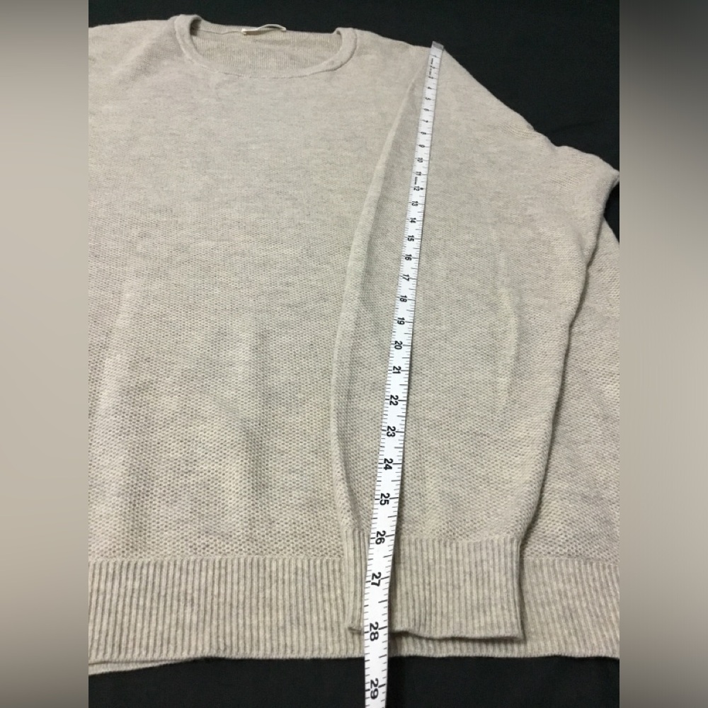 Marine Layer Mens Knit Beige Cotton Blend Crew Neck Sweater Size XXL - M400 - Picture 8 of 9
